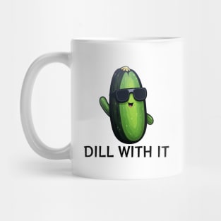 Funny Deal With It Pickle Mug